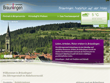 Tablet Screenshot of braeunlingen.de